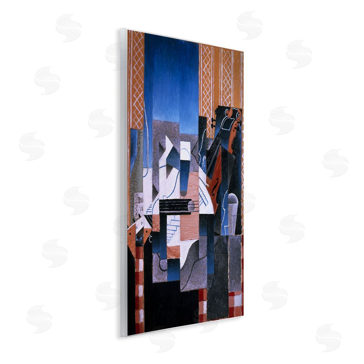 one1000paintings Violon et Guitare Juan Gris Classic Abstract Painting Wall Plaque Art Print