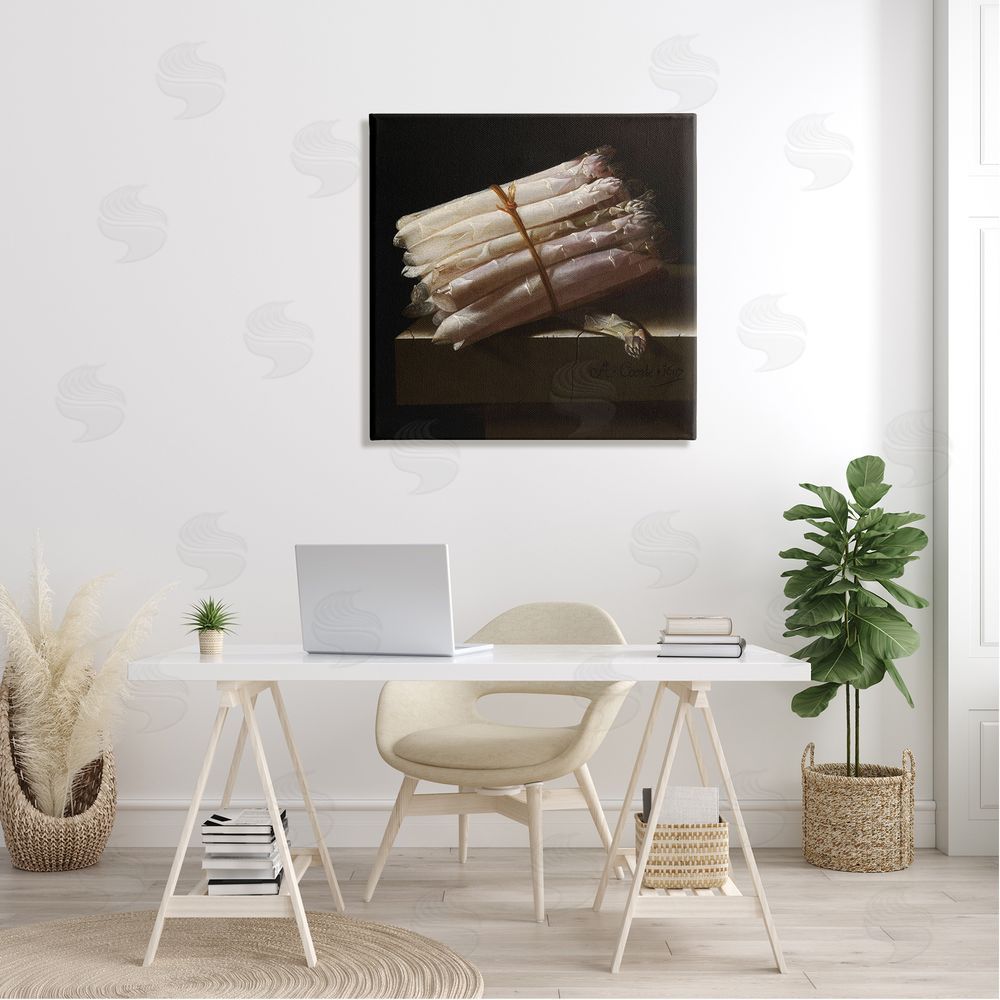 one1000paintings Still Life with Asparagus Adriaen Coorte Classical Painting Canvas Wall Art in Room