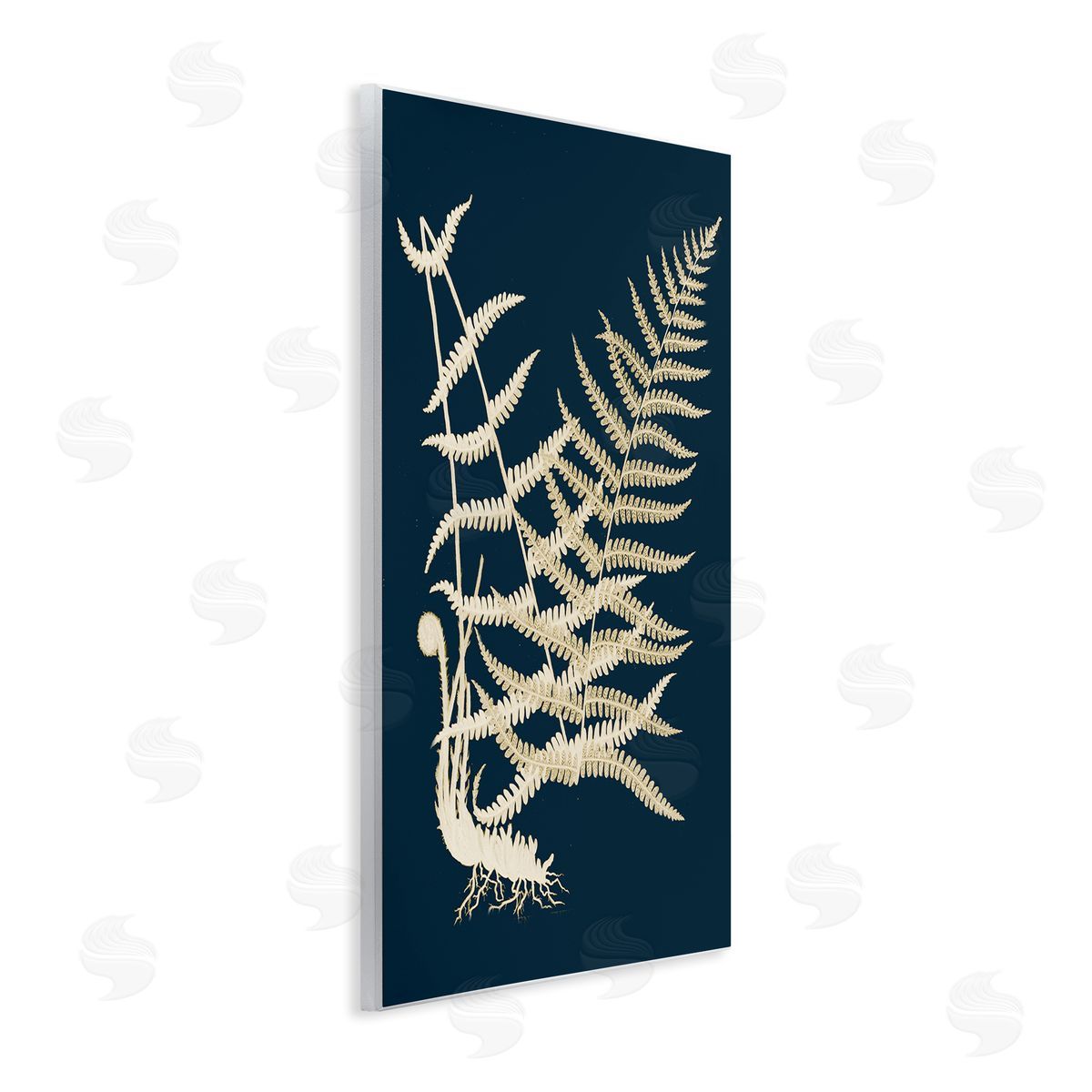 Piddix Layered Fern Leaves Abstract Botanical Roots Shapes Wall Plaque Art Print