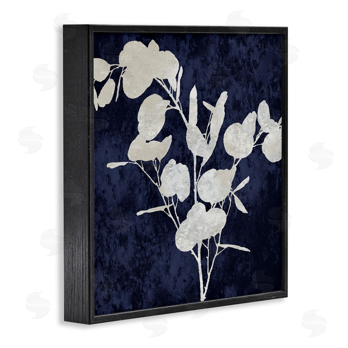Danielle Carson Abstract Plant Leaves Modern Botanical Shapes  Black Framed Glicee Wall Art Print