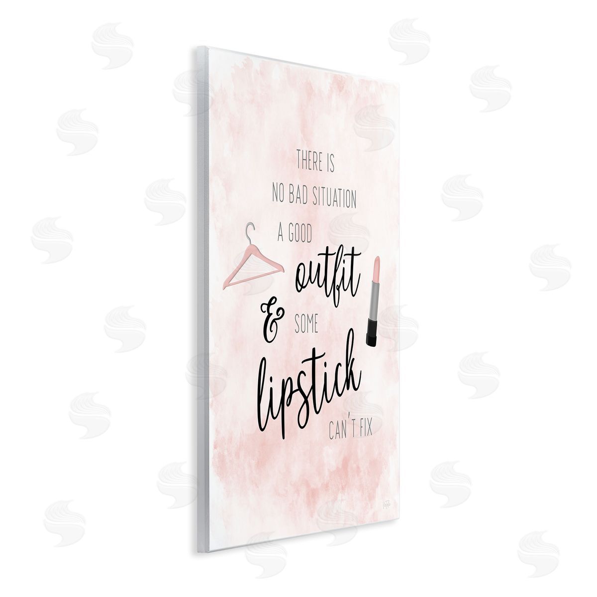 Natalie Carpentieri Motivating Quote Glam Fashion Makeup Typography Wall Plaque Art Print