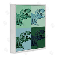 Stupell Studio | Vintage Roaring T-Rex Dinosaur