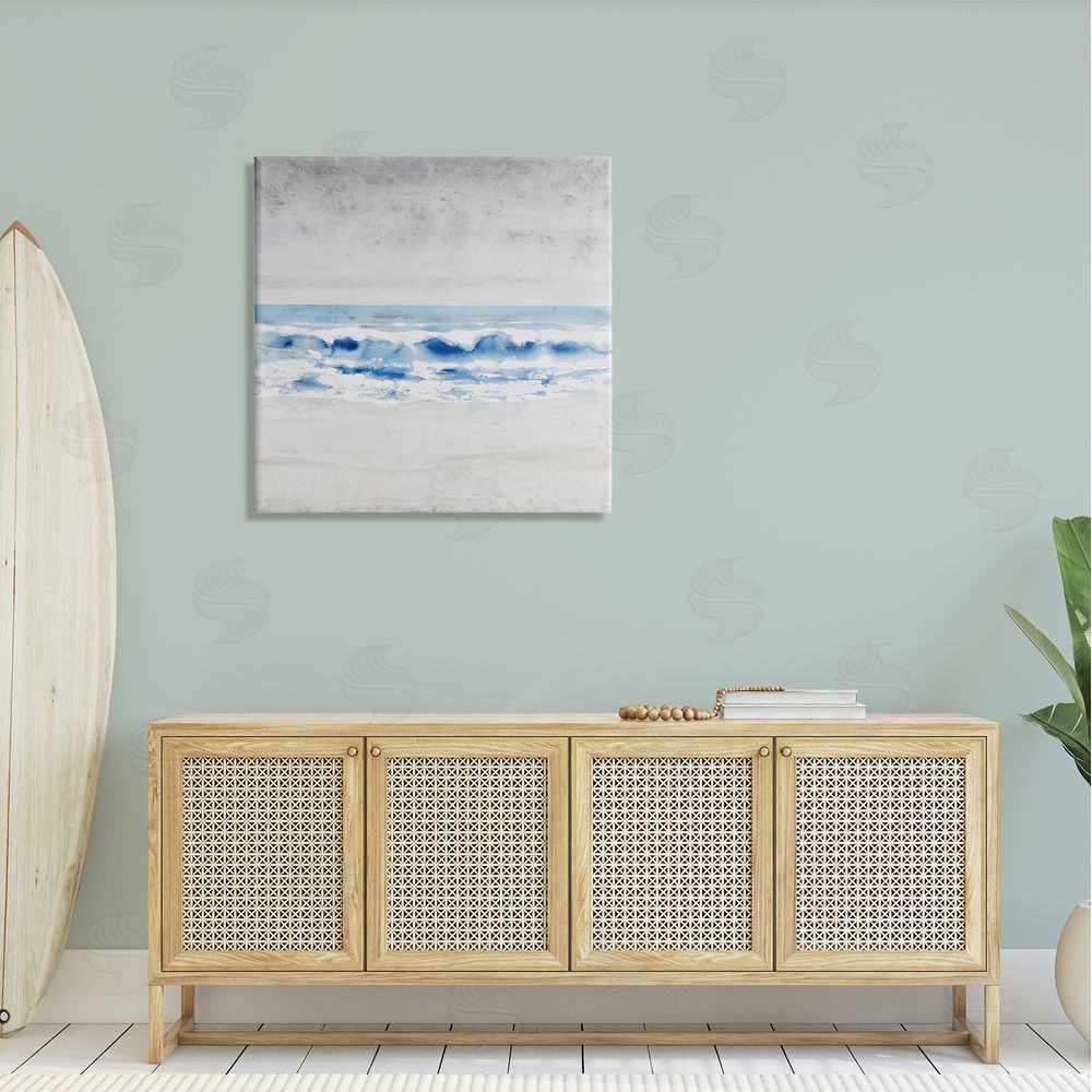 Tim O'Toole Ocean Waves on Seashore Abstract Beach Tide  Canvas Wall Art in Room