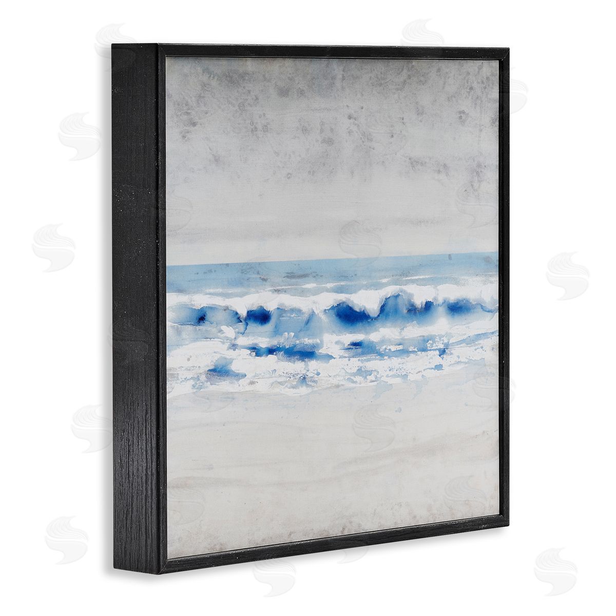 Tim O'Toole Ocean Waves on Seashore Abstract Beach Tide  Black Framed Glicee Wall Art Print