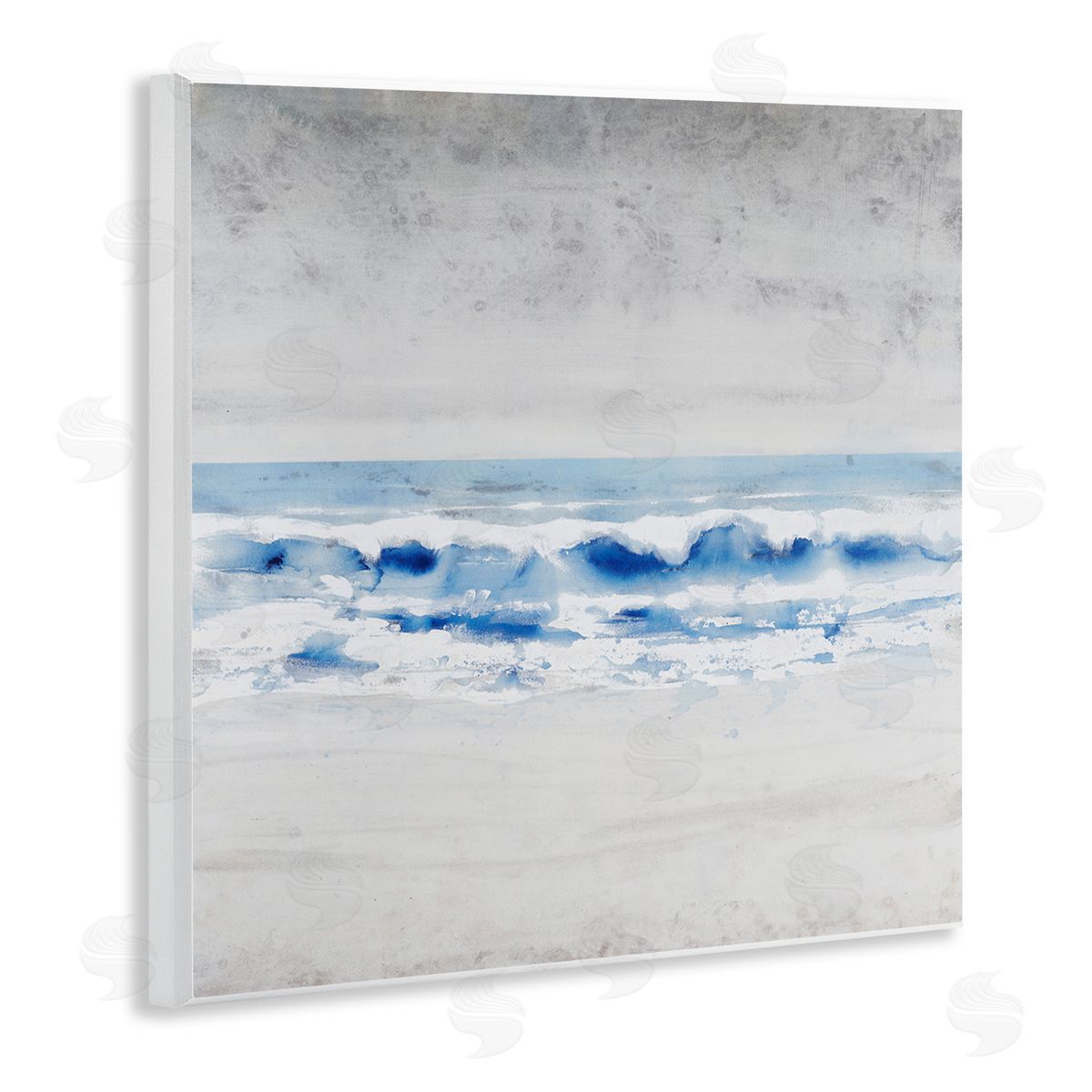 Tim O'Toole Ocean Waves on Seashore Abstract Beach Tide  Wooden Wall Plaque Art Print