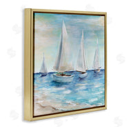 Marilyn Dunlap | Sailboats Floating Peacefully