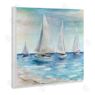 Marilyn Dunlap | Sailboats Floating Peacefully