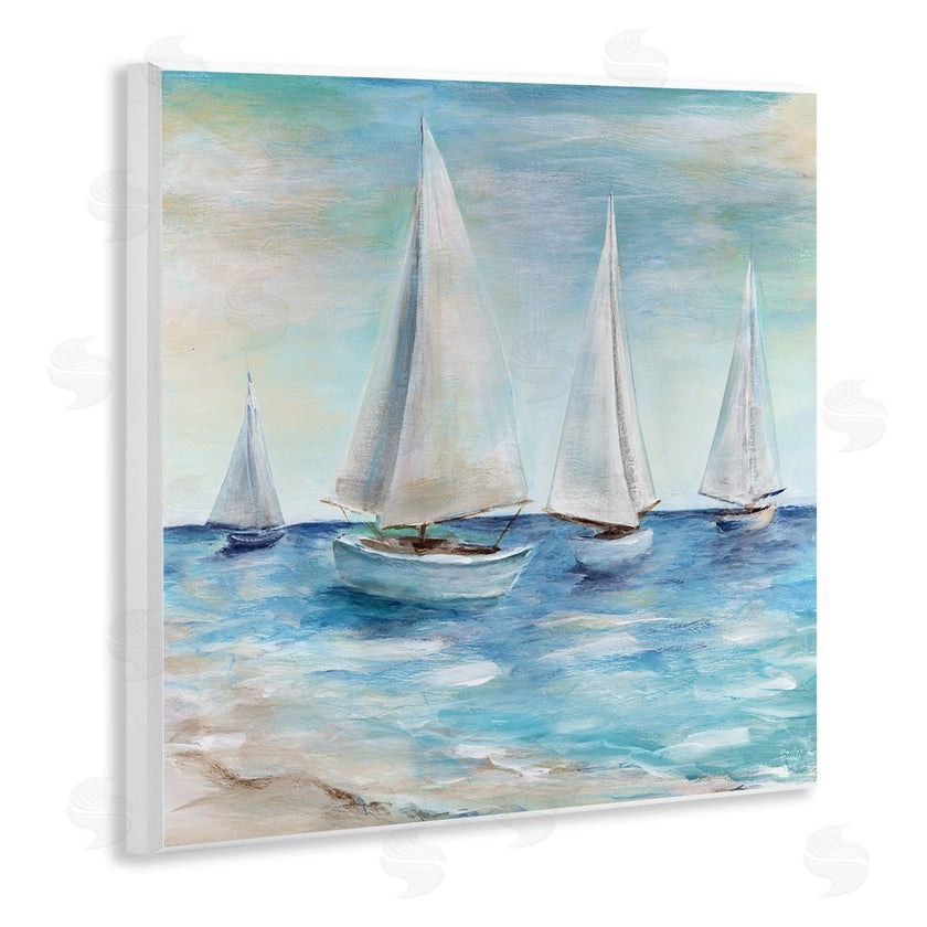Marilyn Dunlap | Sailboats Floating Peacefully
