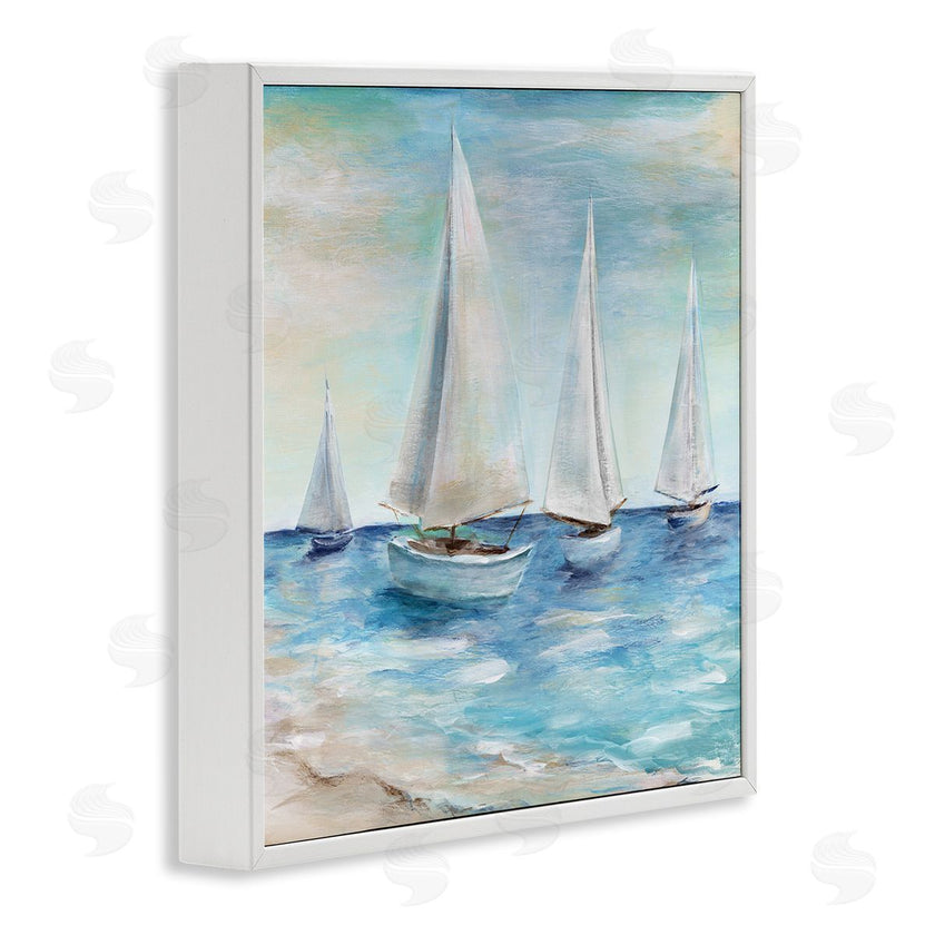 Marilyn Dunlap | Sailboats Floating Peacefully