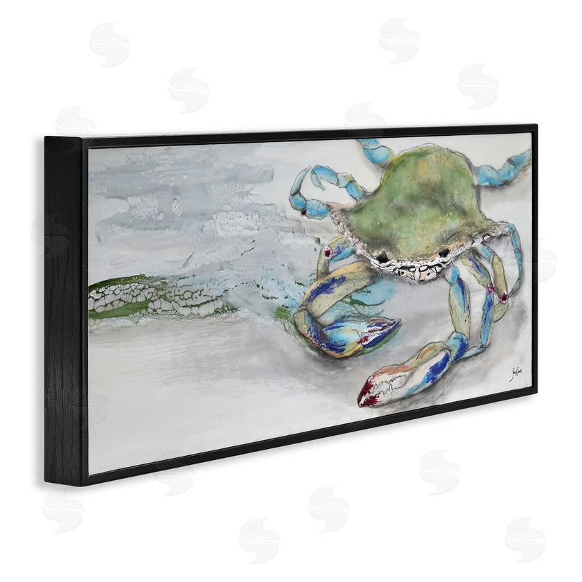 Stacy Gresell | Vivid Crab on Beach Shoreline