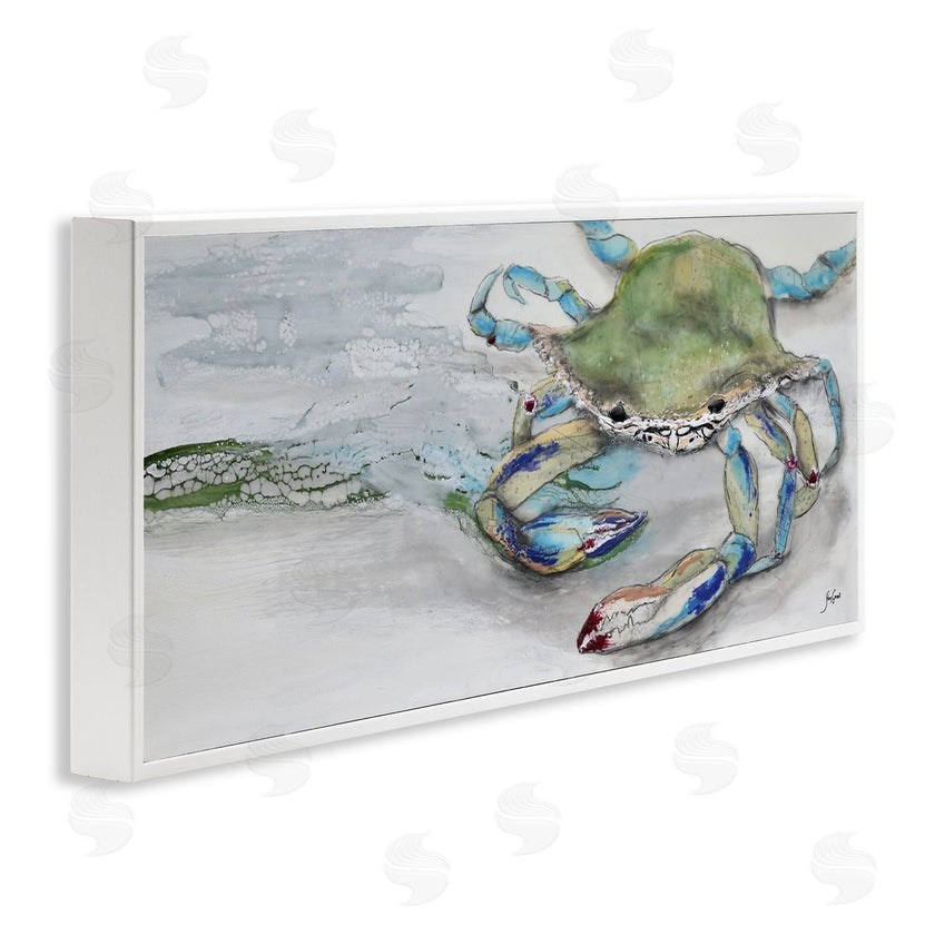 Stacy Gresell | Vivid Crab on Beach Shoreline