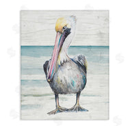 Patricia Pinto | Pelican Bird Standing on Beach