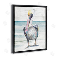 Patricia Pinto | Pelican Bird Standing on Beach