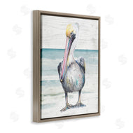 Patricia Pinto | Pelican Bird Standing on Beach