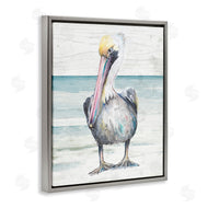 Patricia Pinto | Pelican Bird Standing on Beach
