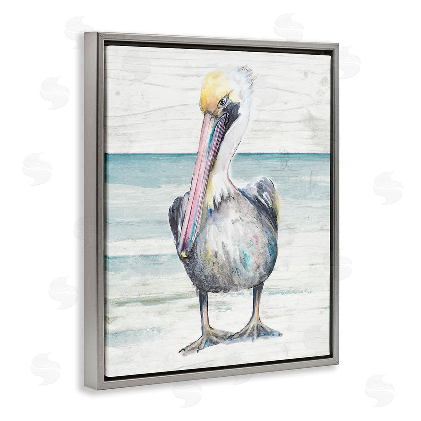 Patricia Pinto | Pelican Bird Standing on Beach