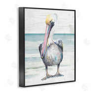 Patricia Pinto | Pelican Bird Standing on Beach