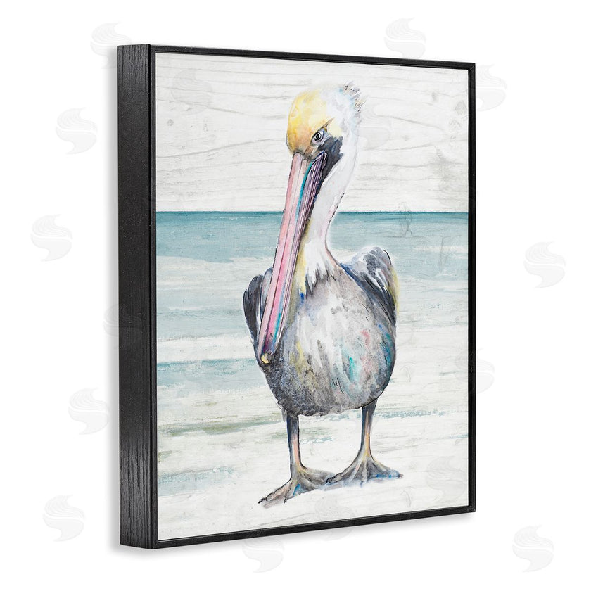 Patricia Pinto | Pelican Bird Standing on Beach