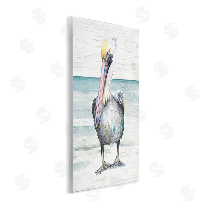 Patricia Pinto | Pelican Bird Standing on Beach