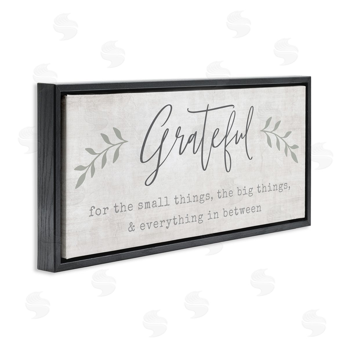 Natalie Carpentieri Uplifting Gratitude Phrase Botanical Sprig Typography 