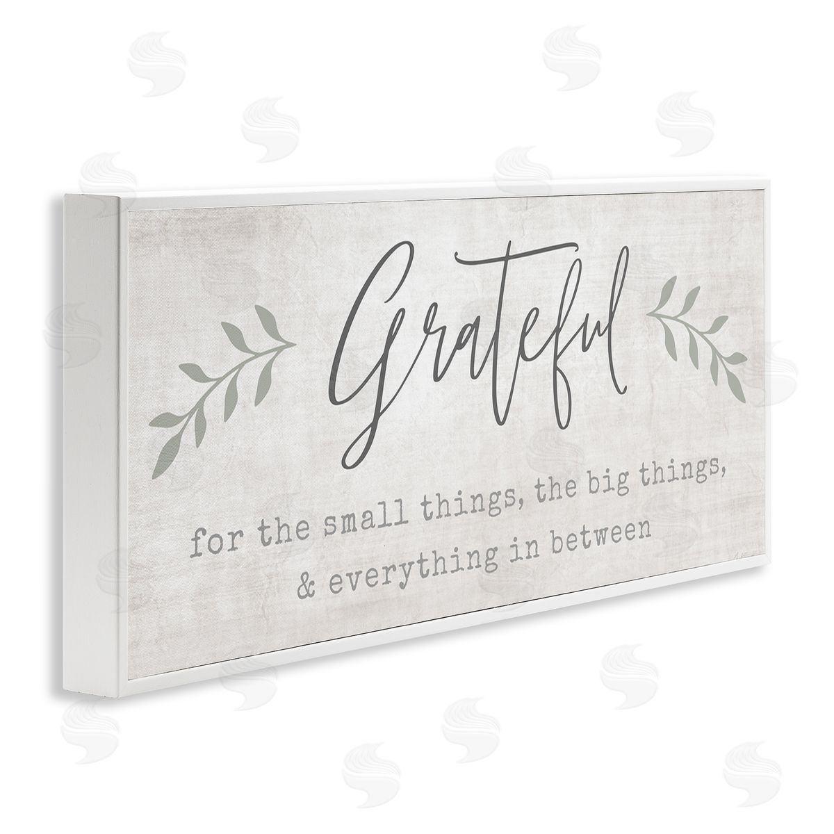 Natalie Carpentieri Uplifting Gratitude Phrase Botanical Sprig Typography 