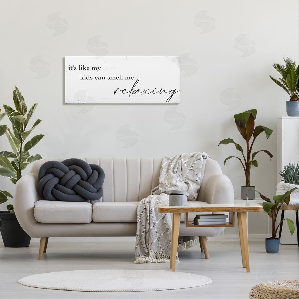 Stupell Studio Funny Parenting Typography Phrase Marbled Pattern 