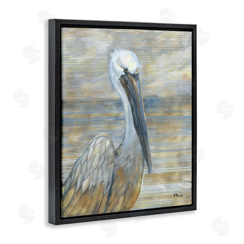 Paul Brent | Coastal Pelican Bird Abstract Portrait