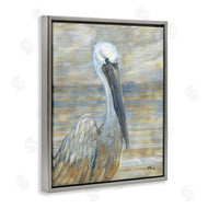 Paul Brent | Coastal Pelican Bird Abstract Portrait