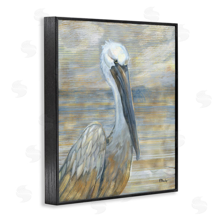 Paul Brent | Coastal Pelican Bird Abstract Portrait