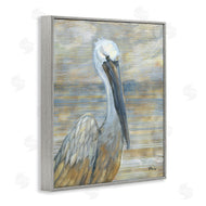 Paul Brent | Coastal Pelican Bird Abstract Portrait