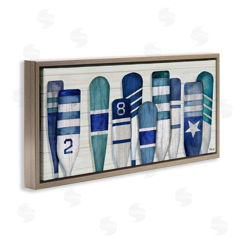 Paul Brent | Port Oars Nautical Blue Patterns
