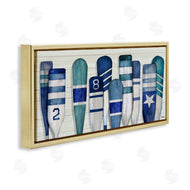 Paul Brent | Port Oars Nautical Blue Patterns