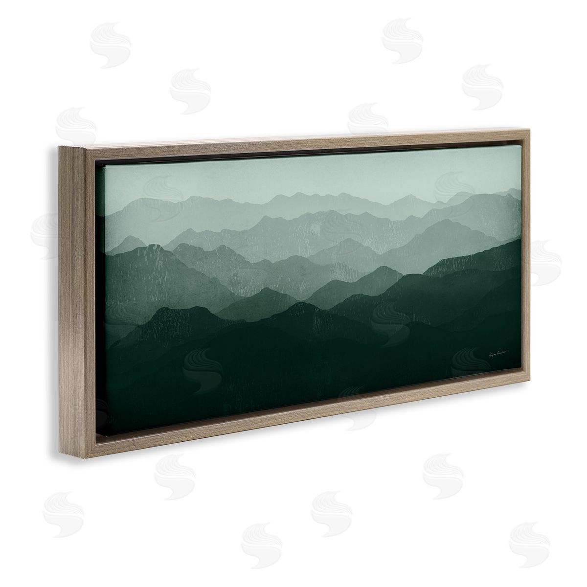 Ryan Fowler Foggy Panoramic Mountain Range 