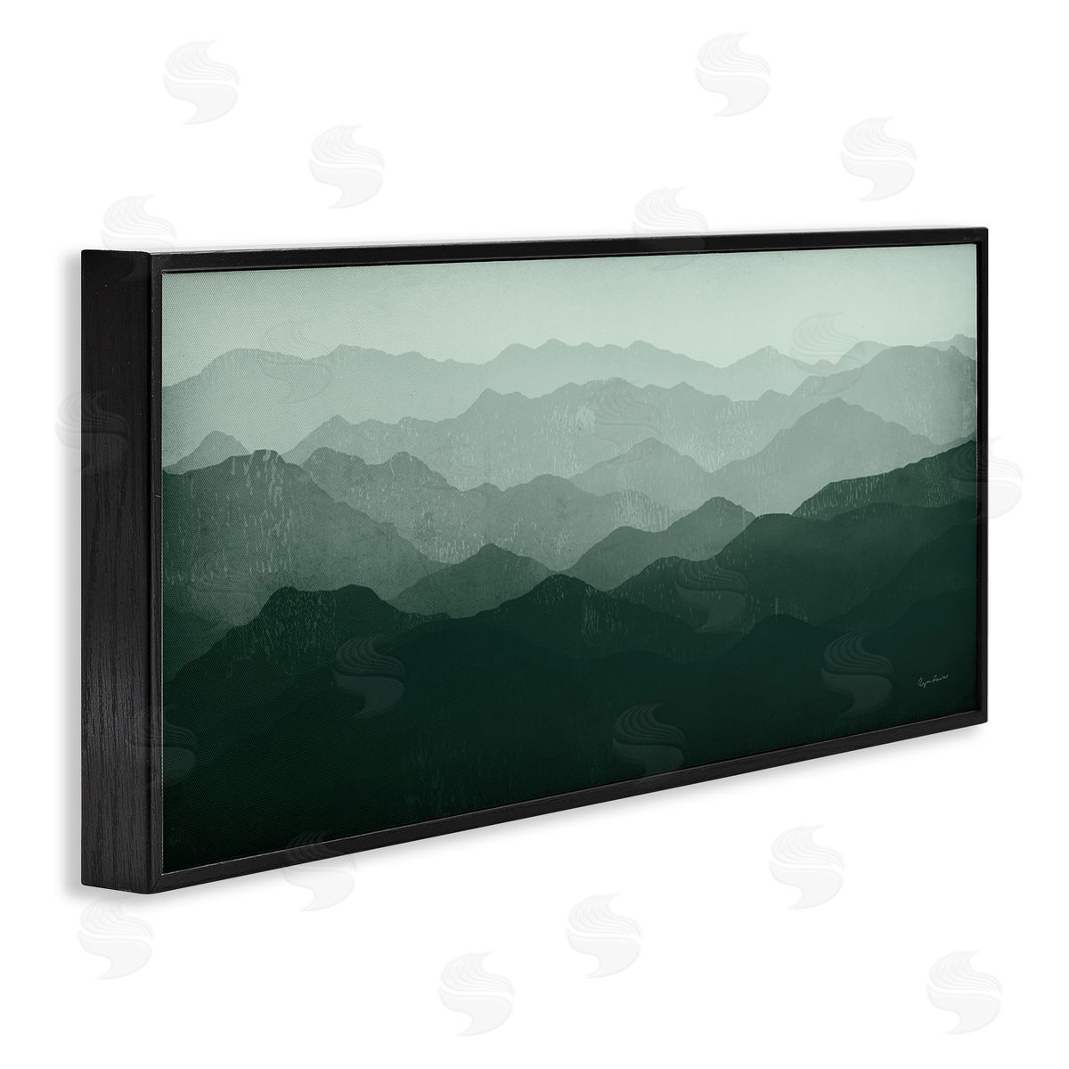 Ryan Fowler Foggy Panoramic Mountain Range 