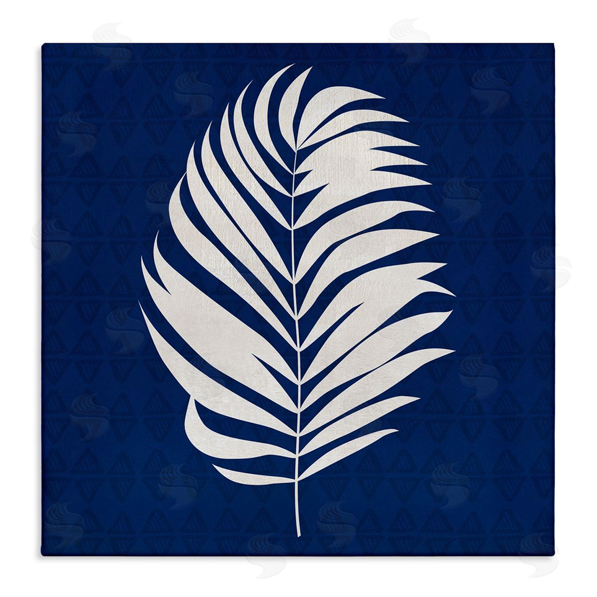 Susan Jill Abstract Plant Leaf Bold Palm Stretched Canvas Wall Art Print