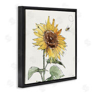Anne Tavoletti | Cheerful Sunflower Buzzing Bee
