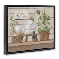 Pam Britton | Comforting Bathroom Spa Still Life
