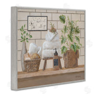Pam Britton | Comforting Bathroom Spa Still Life