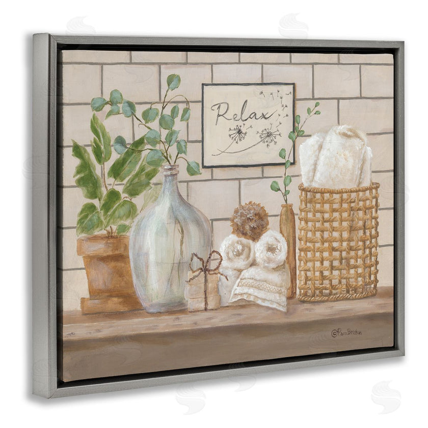 Pam Britton | Uplifting Bathroom Spa Relax Scene