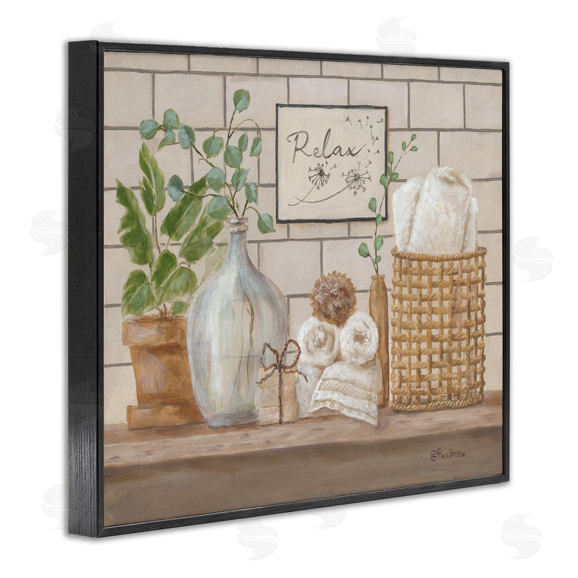Pam Britton | Uplifting Bathroom Spa Relax Scene