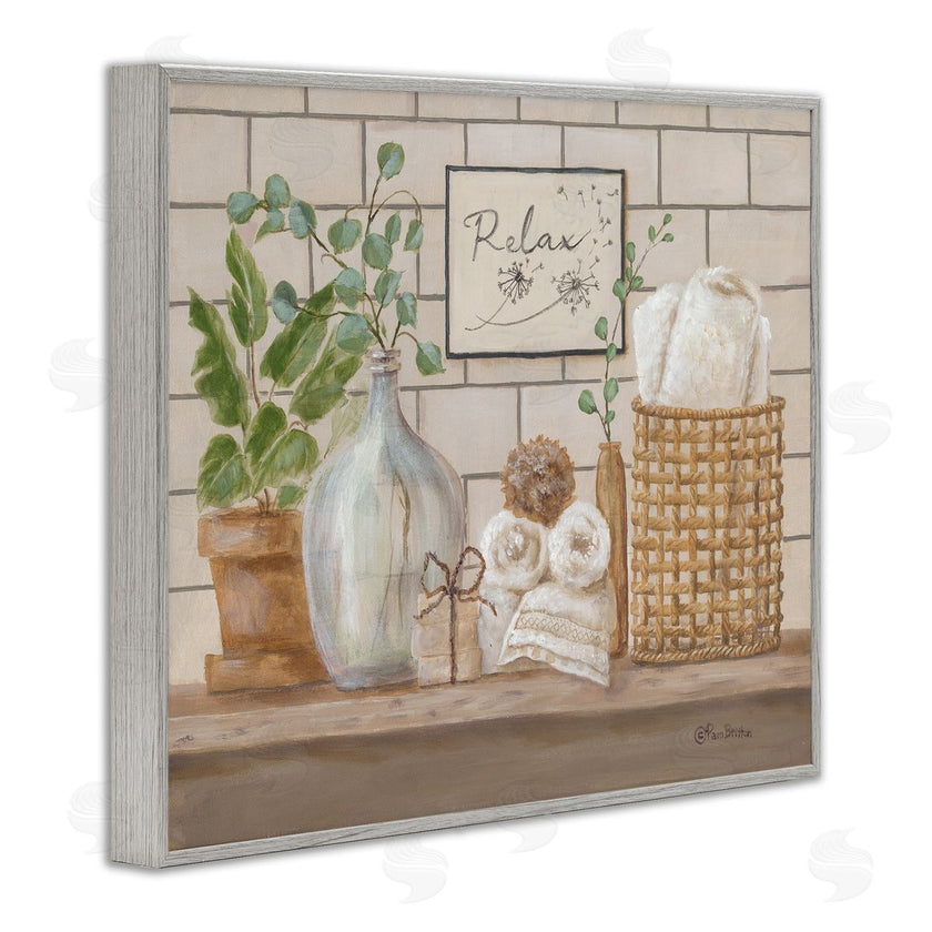 Pam Britton | Uplifting Bathroom Spa Relax Scene