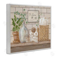 Pam Britton | Uplifting Bathroom Spa Relax Scene
