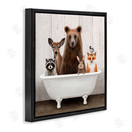 Elizabeth Tyndall | Woodland Creatures Antique Bathtub