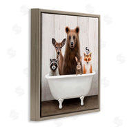 Elizabeth Tyndall | Woodland Creatures Antique Bathtub