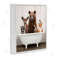 Elizabeth Tyndall | Woodland Creatures Antique Bathtub