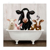 Elizabeth Tyndall | Country Animals Farmhouse Claw Bathtub