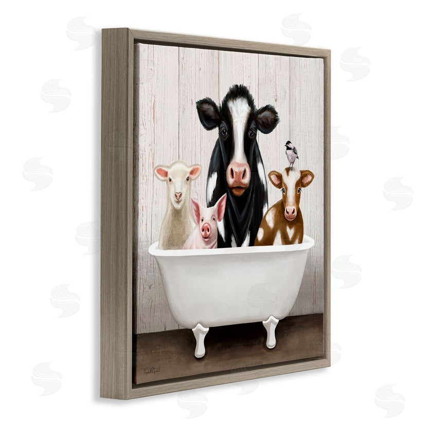 Elizabeth Tyndall | Country Animals Farmhouse Claw Bathtub