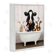 Elizabeth Tyndall | Country Animals Farmhouse Claw Bathtub