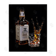 Ziwei Li | Splashing Liqueur Glam Whiskey Bottle
