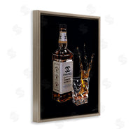 Ziwei Li | Splashing Liqueur Glam Whiskey Bottle
